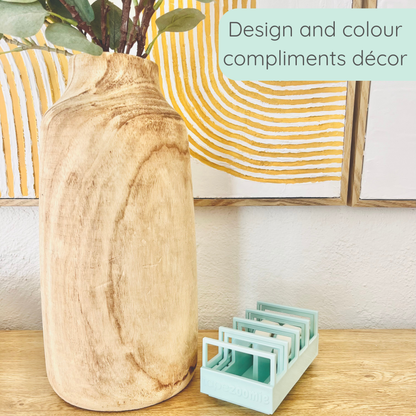 Sleek and modern tape dispenser improving speed and convenience for all wrapping tasks.