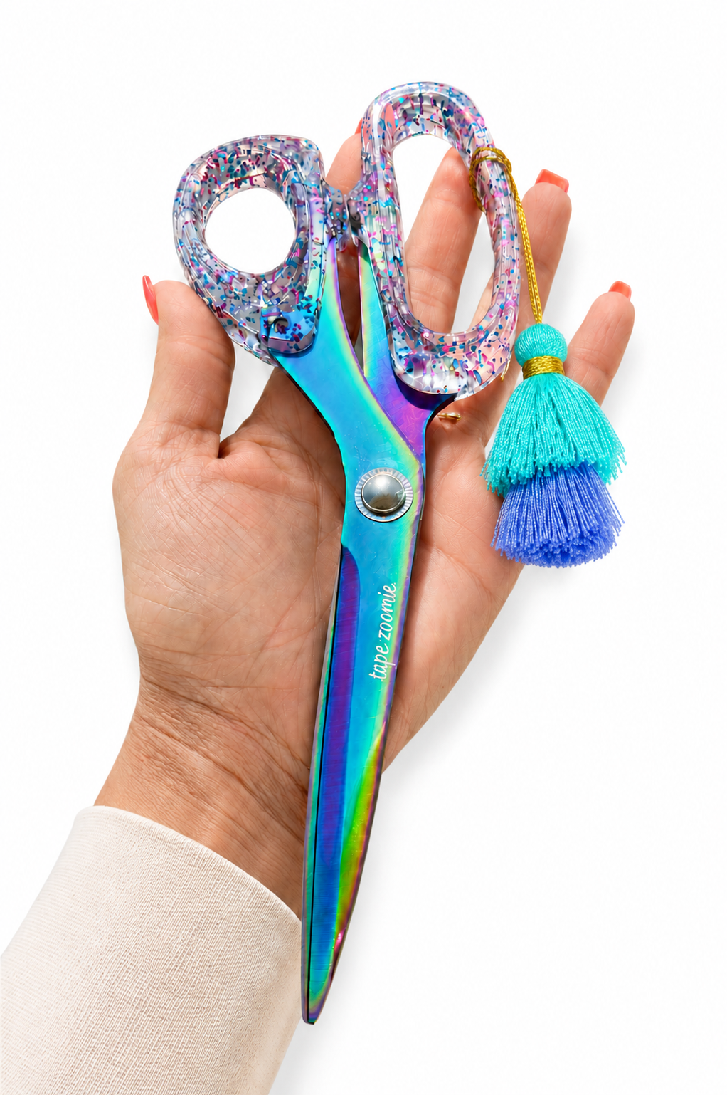 Purple Sparkle scissors for crafts and everyday cutting